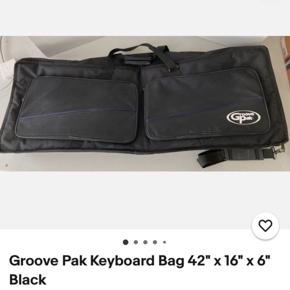 Groove Pak Black Keyboard Bag very large bag